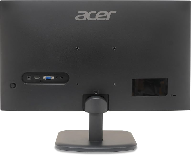 acer EK241YEbi, 24" Full HD IPS PC Screen, 100Hz HDMI/75Hz VGA (1920x1080, 16:9, FreeSync, 1ms VRB, 250 Nits, Comfyview, BlueLightShield, Flicker-Less, 1xVGA/1xHDMI 1.4) Monitor PC, cor preta