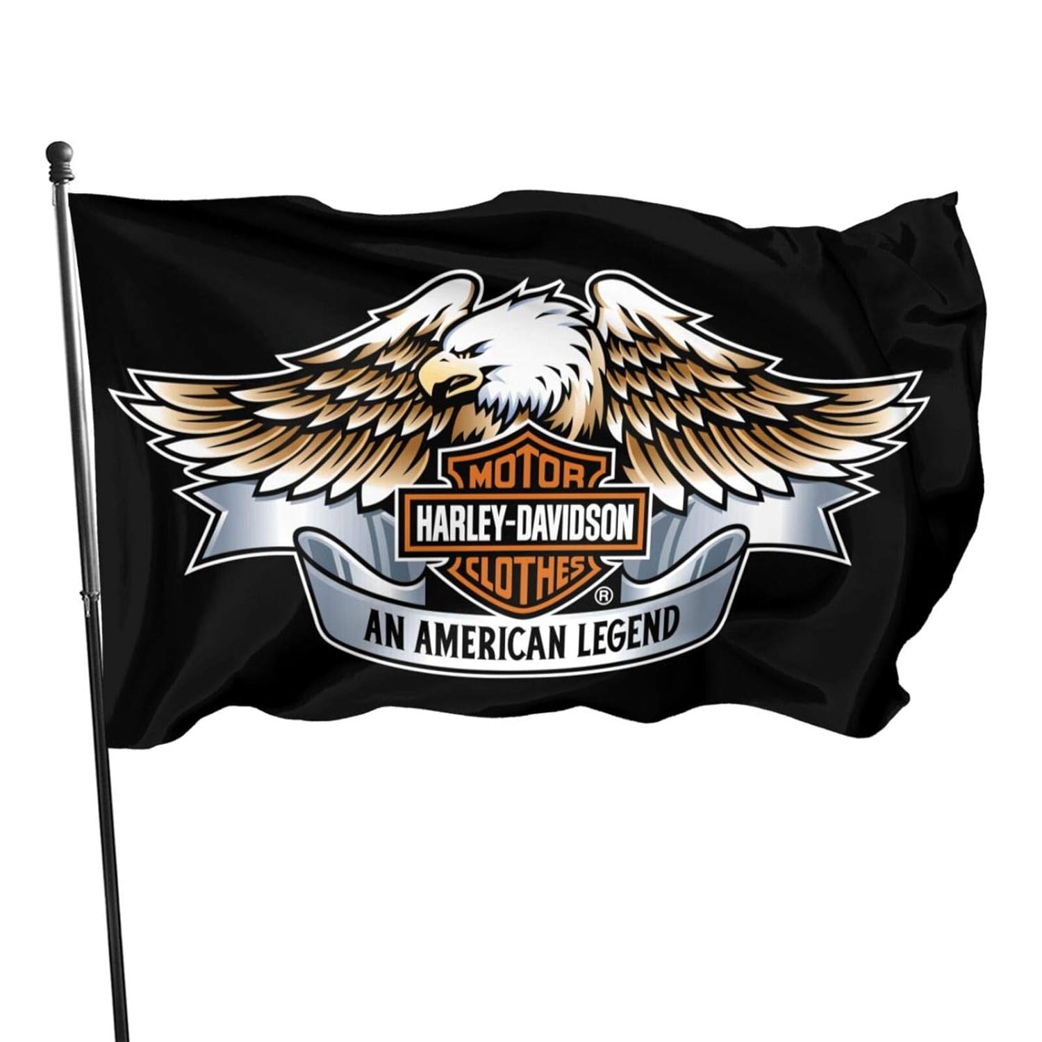 Harley Davidson Flag 3x5 FT Outdoor -Camping Flag Decorations Party Supplies,Flags for Home House Outdoor Indoor Decor (HD-8)