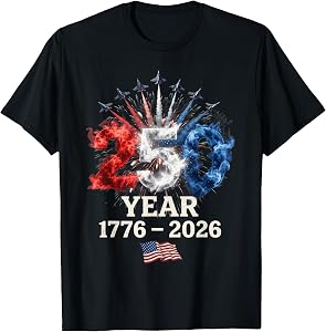 250th Anniversary USA Women Patriotic 4th of July T-Shirt