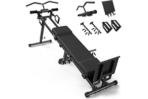 GMWD Total Home Gym with Detachable Footplate,Swing Attachment and Weight Holder,Versatile Total Body Training Machine for Home Gym Workout