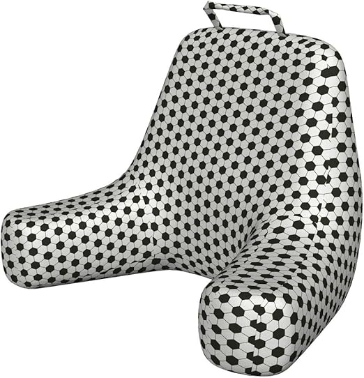 Amazon Com Ambesonne Soccer Reading Pillow Abstract Football