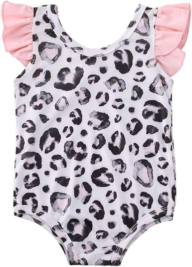 baby leopard print swimsuit
