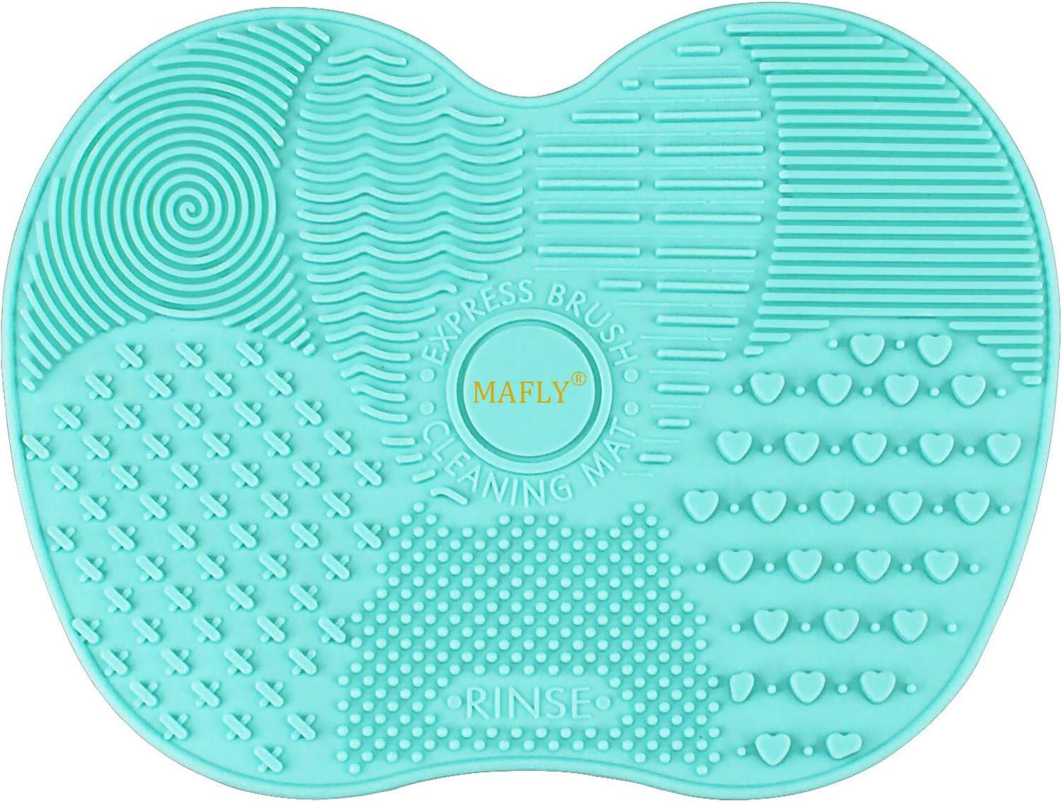 Silicone Makeup Brush Cleaning Mat, Makeup Brush Cleaner,Makeup Brush Cleaner Pad,Cosmetic Brush Cleaning Mat Portable…