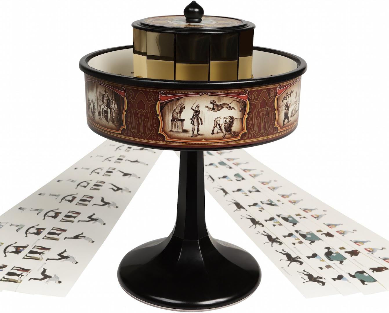 Super Saturday Praxinoscope Animation Toy Black Optical Toys