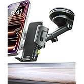 Bracketron TripGrip Car Phone Holder, Dash &amp; Window, 360&deg; Adjustable Arm | One-hand release car phone mount with strong suction cup and 360&deg; adjustable arm for trucks and vehicles