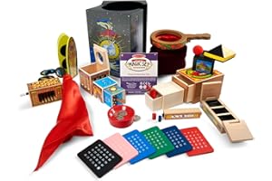Melissa & Doug Deluxe Solid-Wood Magic Set With 10 Classic Tricks