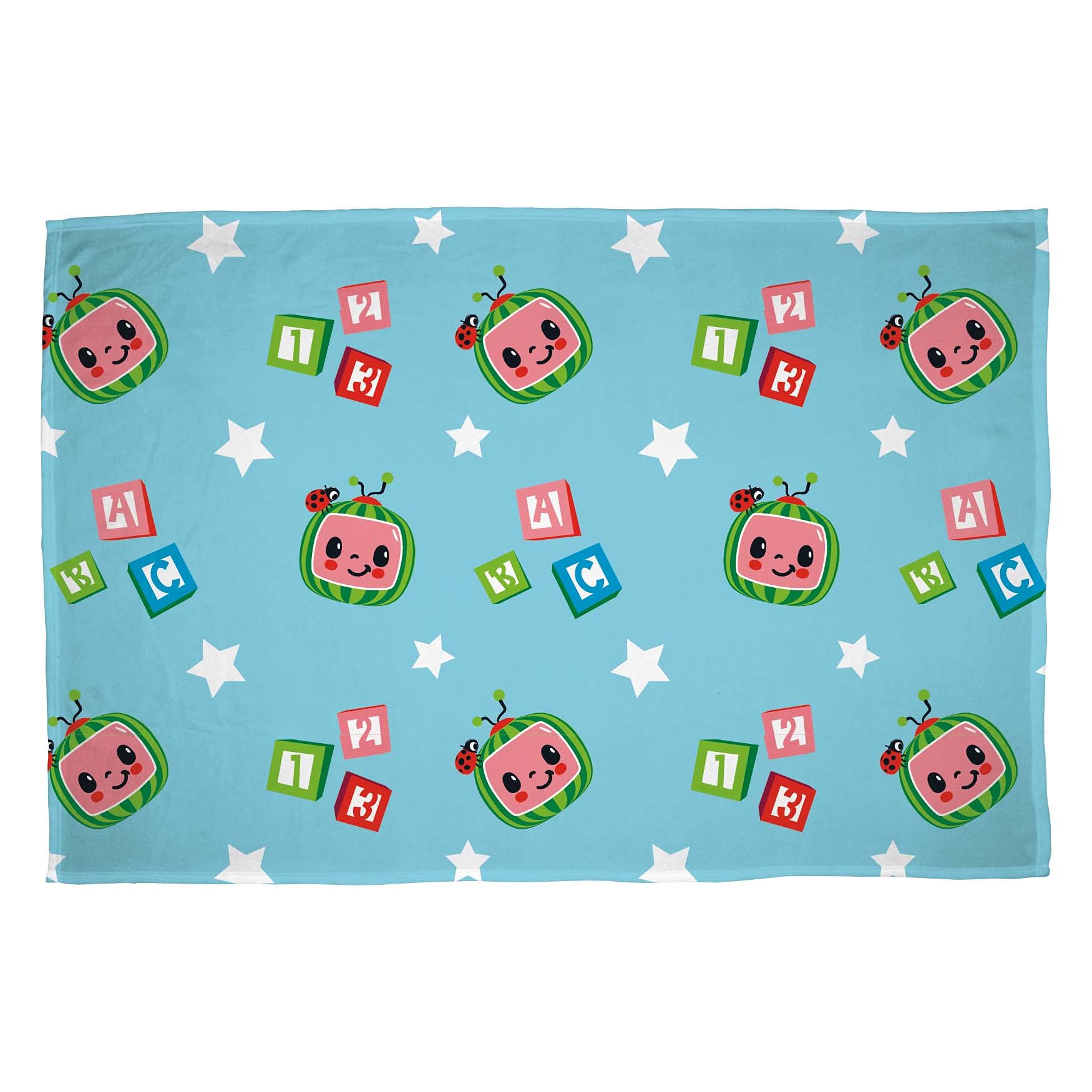 CoComelon Friends Official Fleece Throw | Friends Design Super Soft Blanket | Perfect For Any Bedroom