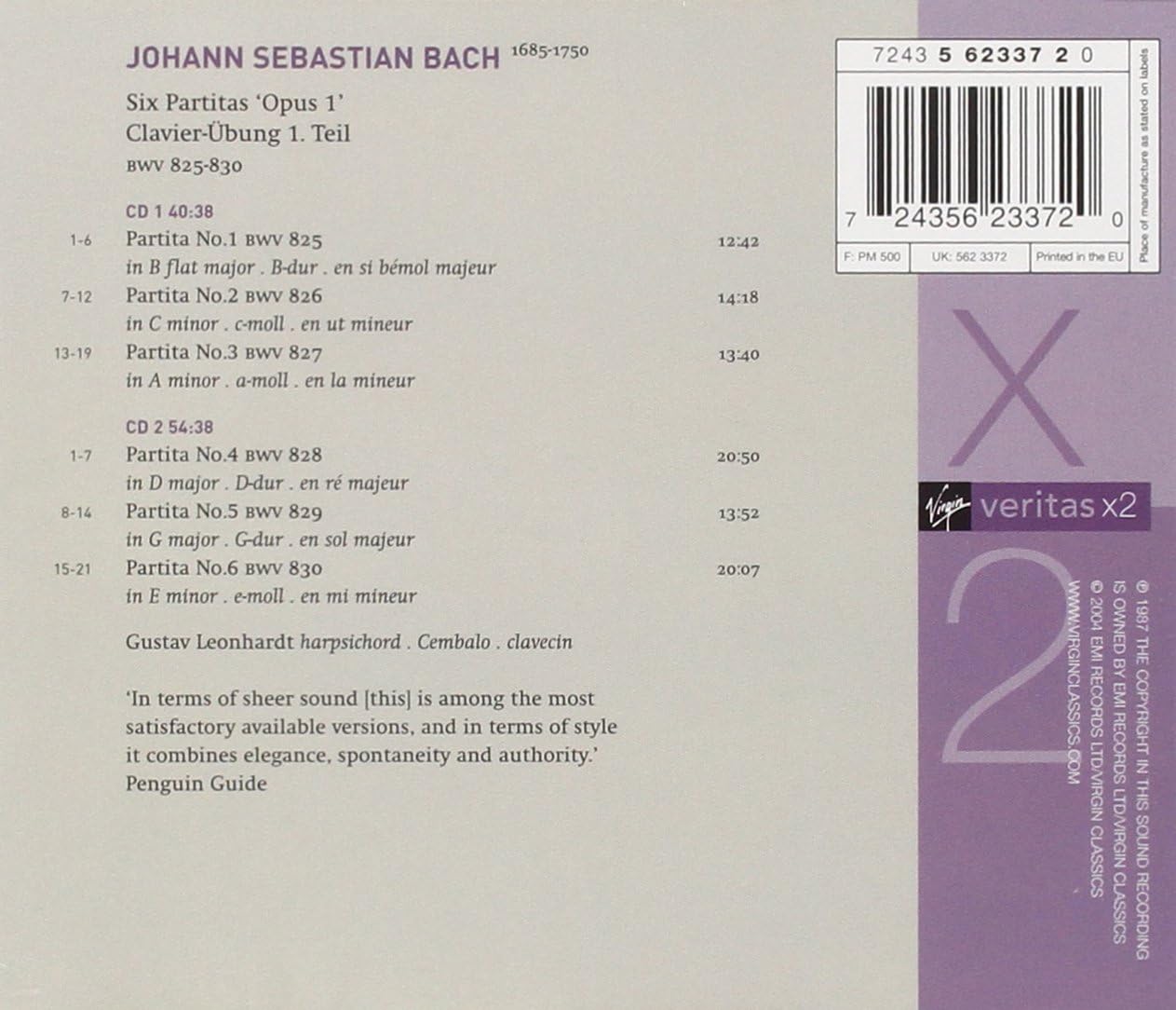 Bach: 6 Partitas BWV 825-830, Multicolor - Image 3