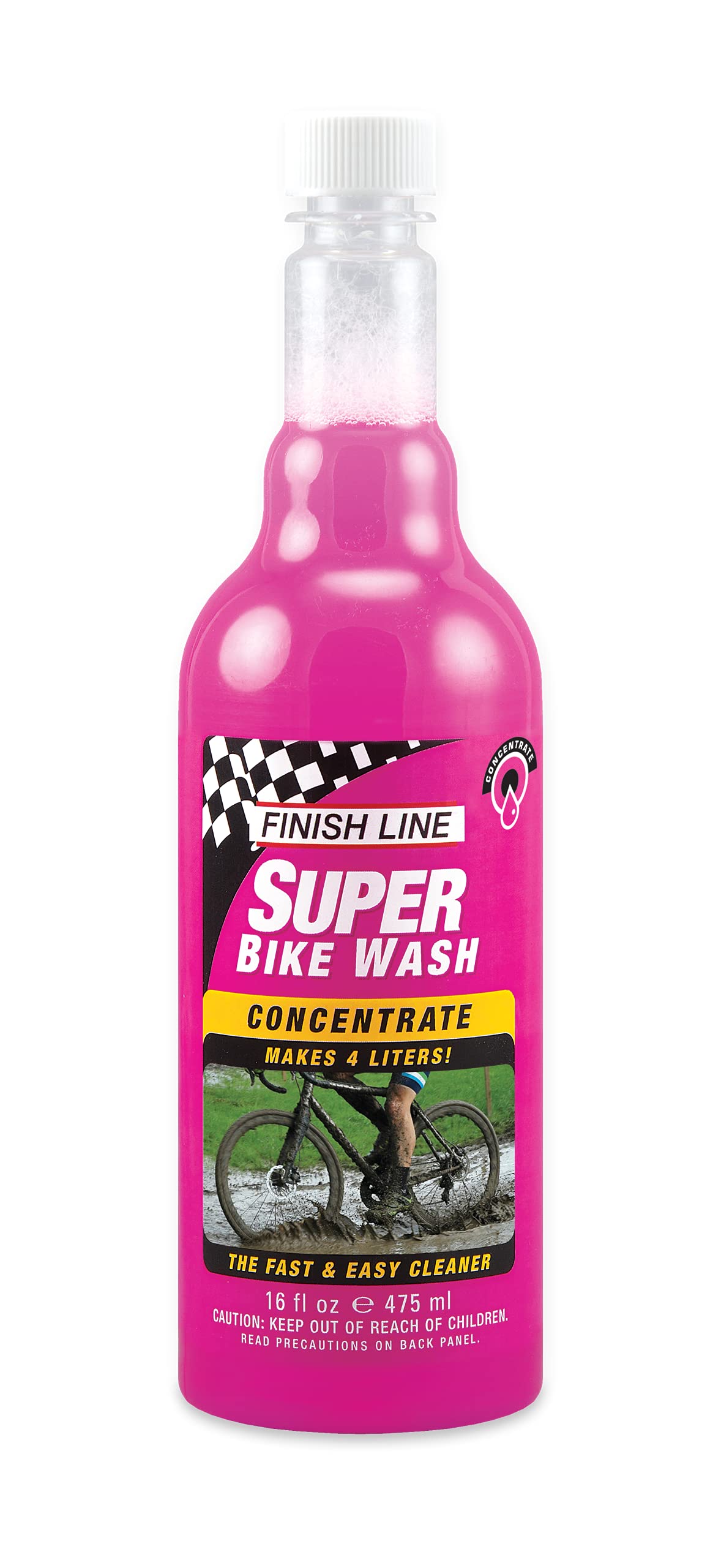 LIMPIADOR FINISH LINE SUPER BIKE WASH CONCENTRADO 16 Oz