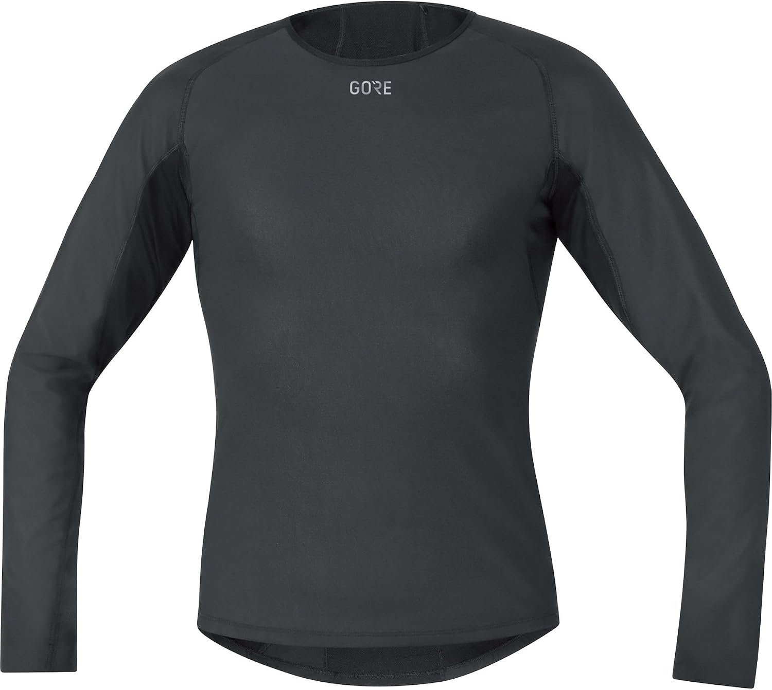 GOREWEAR M WINDSTOPPER Base Layer Thermo Long Sleeve Shirt Mens, Black, S