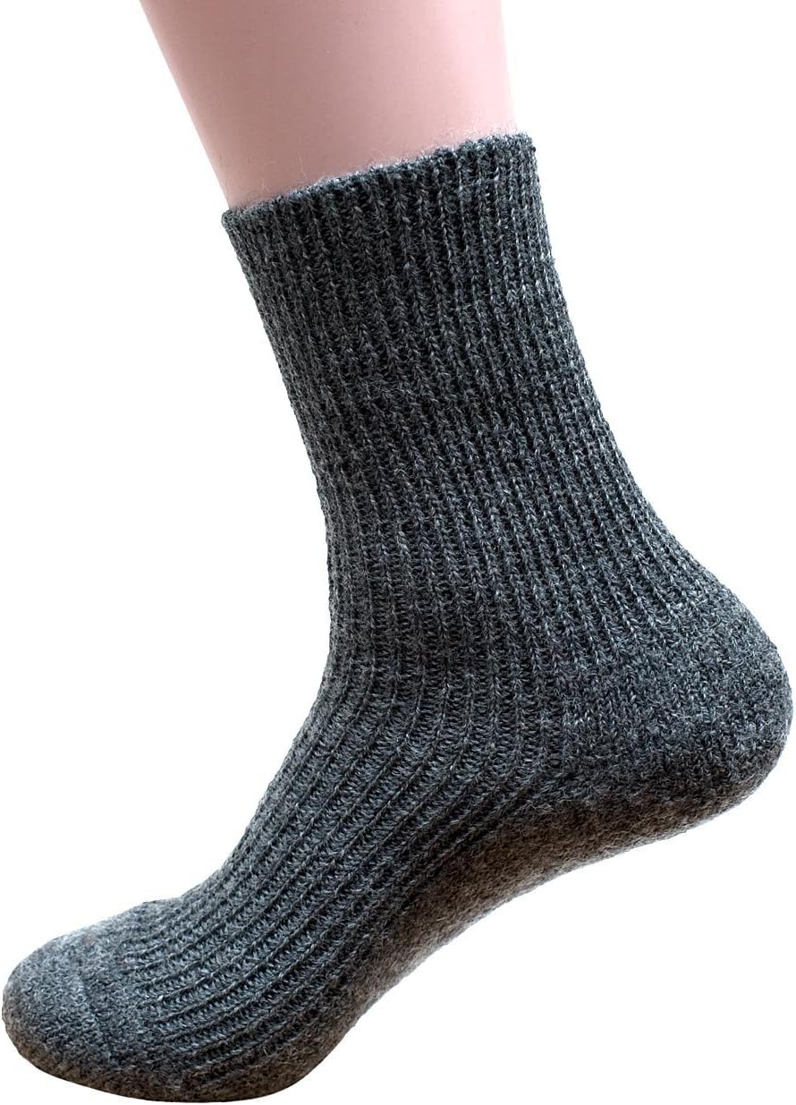 100% Pure Wool Ankle Sock With Insulating Terry Sole