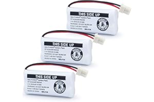 QBLPOWER BT162342/BT262342 Battery BT183342 BT283342 BT166342 BT266342 CS6114 CS6419 CS6719 EL52300 CL80111 Cordless Phone (Pack of 3)