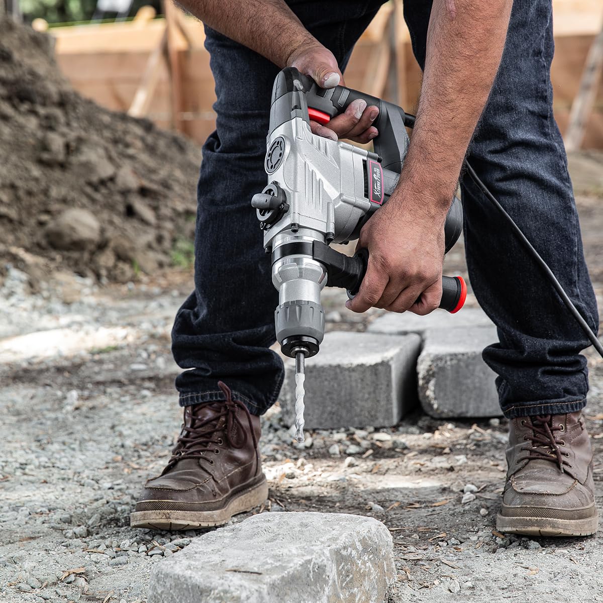 XtremepowerUS 1180W SDS-Plus Electric Rotary Demolition Chipping Hammer 1-1/4