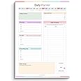 ADHD Daily Planner Notepad for Neurodivergent Adults - Productivity Daily Planner Desk Pad & Task Management to Stay Organized and Focused Note Pad - A4 Colorful