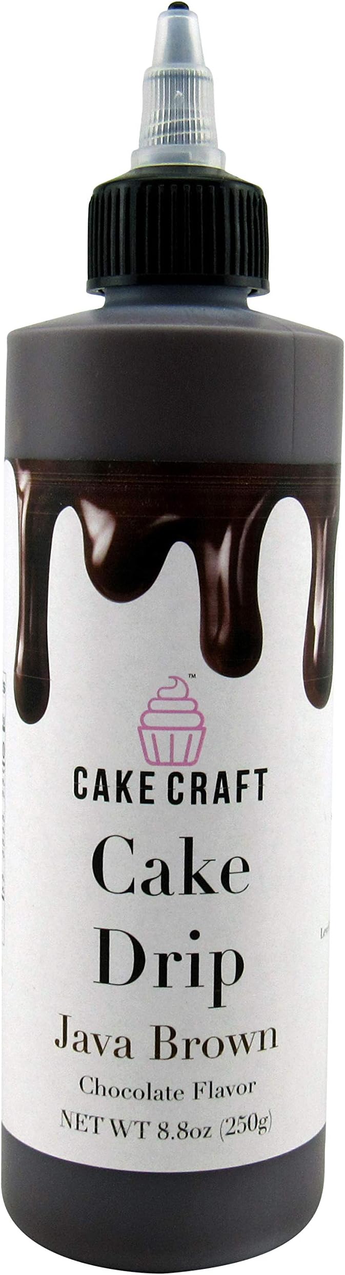 Cake Craft Java Brown Cake Drip (Chocolate Flavor) 8.8 Ounces