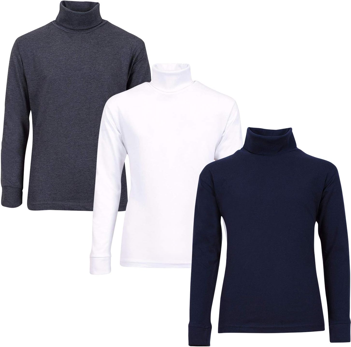 MAC HENRY Boy's 3-Pack Long Sleeve Turtlenecks