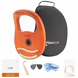 Miwayer Lyre Harp 7, 10, 16, 19, 21 Strings Musical