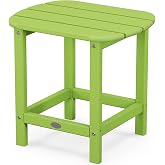 POLYWOOD SBT18LI South Beach 18" Outdoor Side Table, Lime