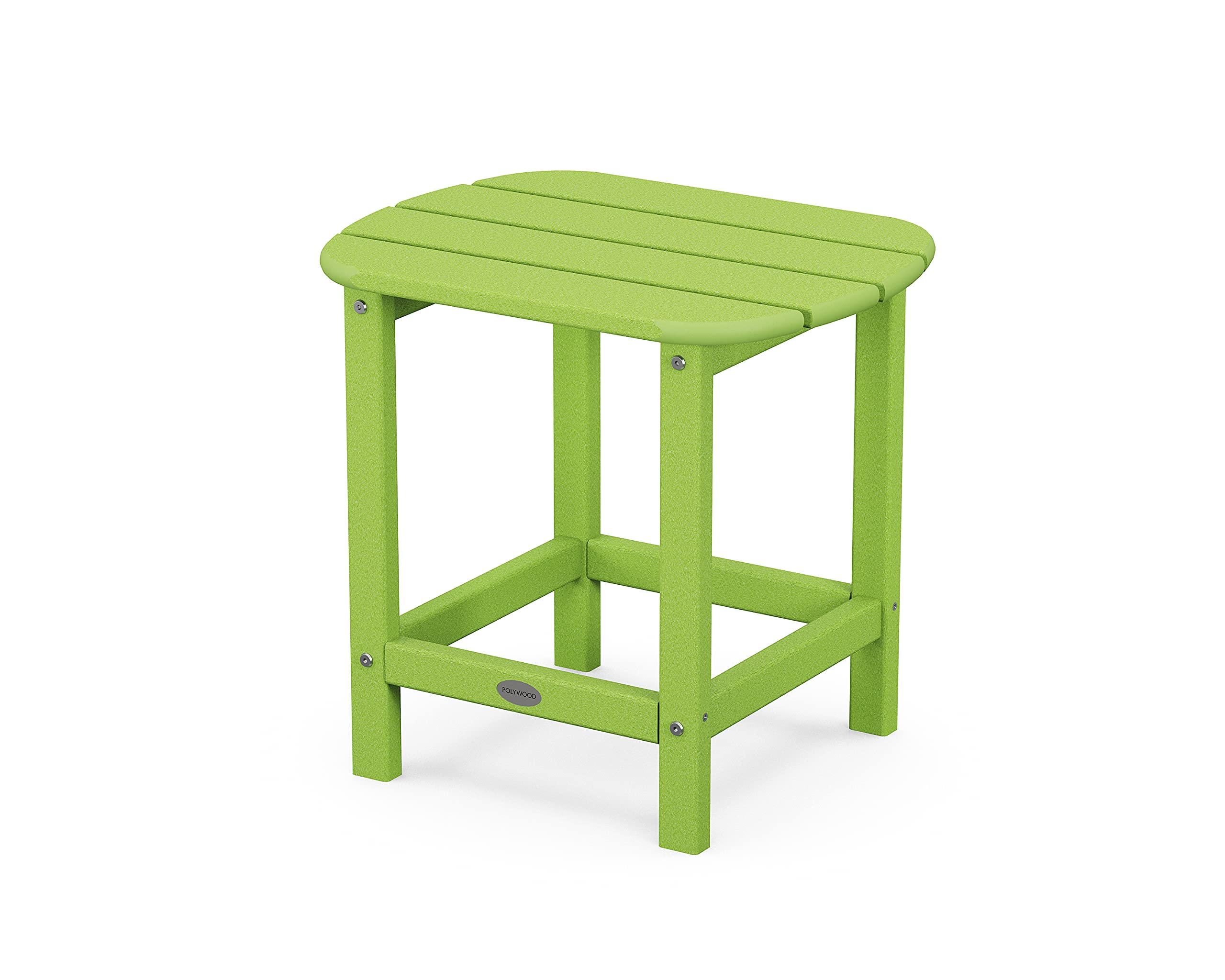 POLYWOOD SBT18LI South Beach 18" Outdoor Side Table, Lime Image