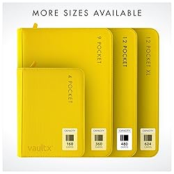 Vault X 12 Pocket Trading Card Zip Binder - 480