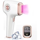 INNZA IPL Hair Removal with Ice Cooling Care Function for Women,Long-Lasting Results,999,999 Flashes Painless Hair Removal, H