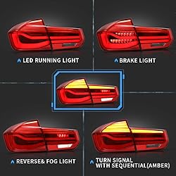 VLAND Led Tail Lights Compatible with BMW 3-Series