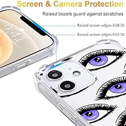 LuGeKe Evil Eyes Case for iPhone XR,Fashion