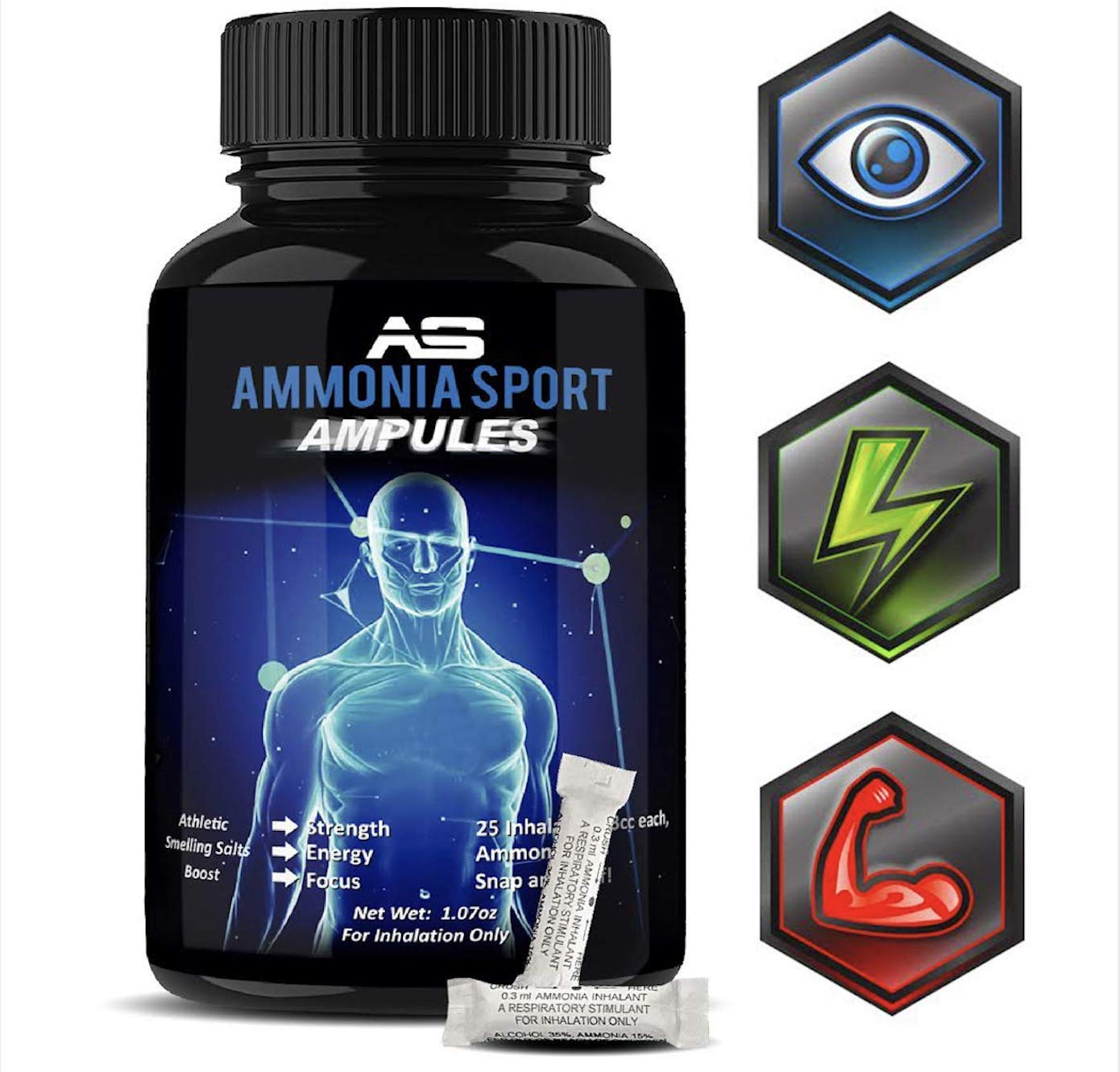 Mua AmmoniaSport Athletic Smelling Salts - Ampules (25) Smelling Salts ...