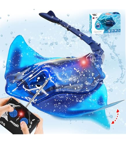HoveeLuty Alligator Télécommandé 2,4 GHz Réaliste Double Hélice - Jouet Aquatique Étanché Rechargeable Pour Piscine, Bain Et Salle De Jeux