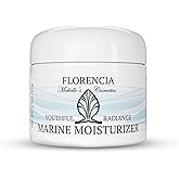 Florencia Marine Moisturizer - Youthful Radiance Face & Neck Cream - Hydrating, Nourishing, Wrinkle, Rejuvenating Cream with Marine Algae Extracts and Hyaluronic Acid for Men & Women, 2 oz