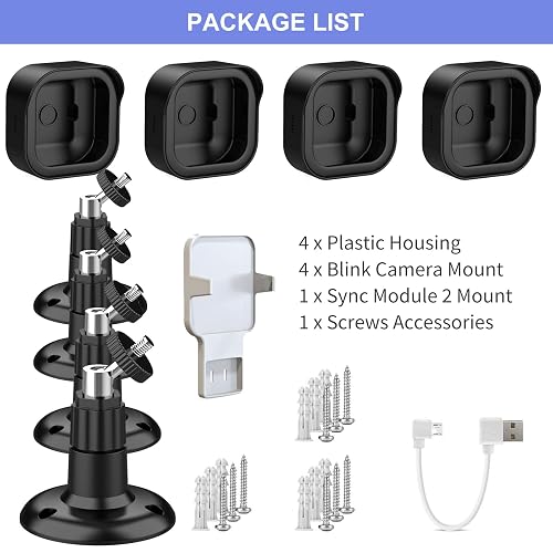3-Pack Blink Outdoor 4th Gen WiFi Security Add-On Cameras - Sync Module Required