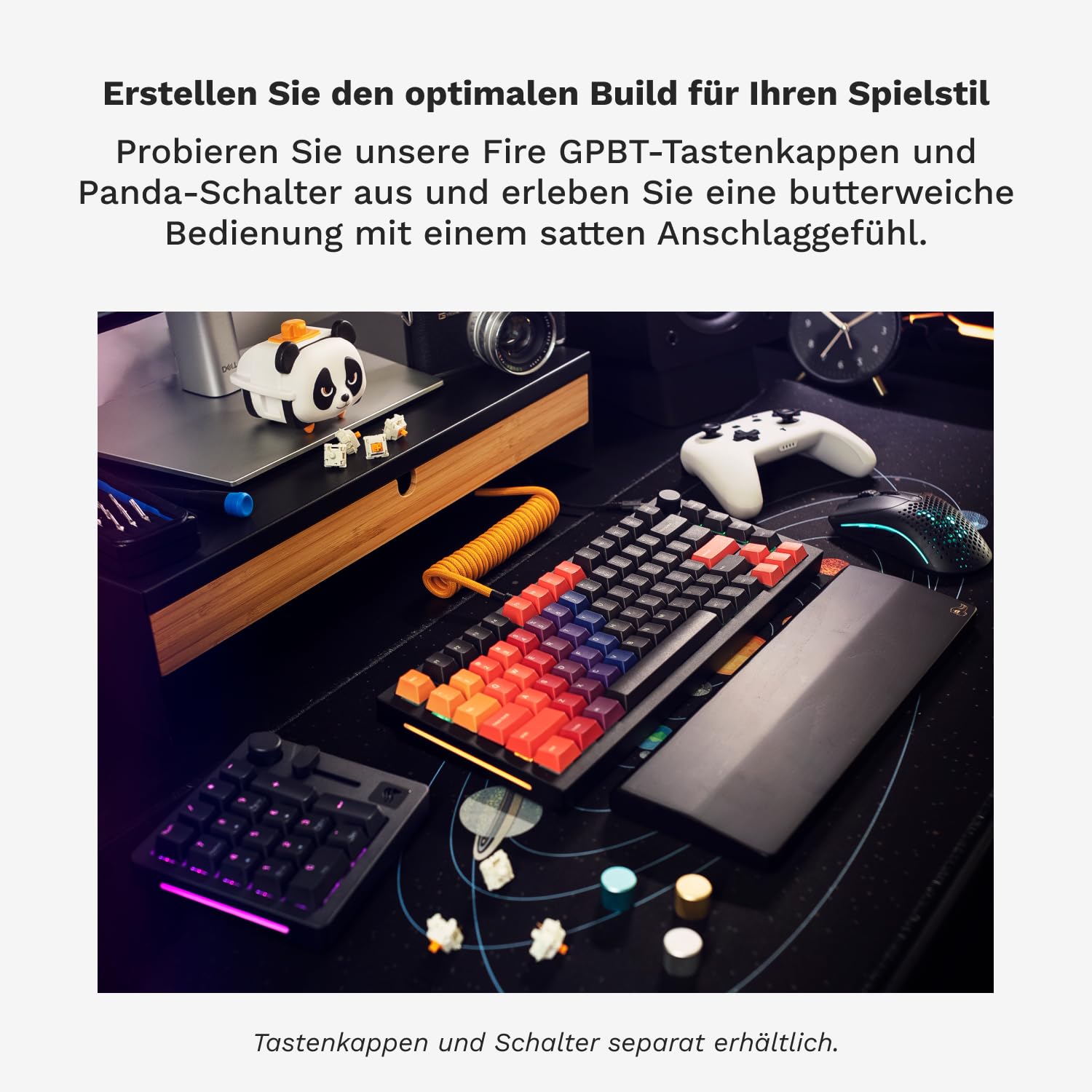 GLORIOUS GMMK Pro 75% Barebones Anpassbares Tastatur-Kit, ISO (Schwarz) 3