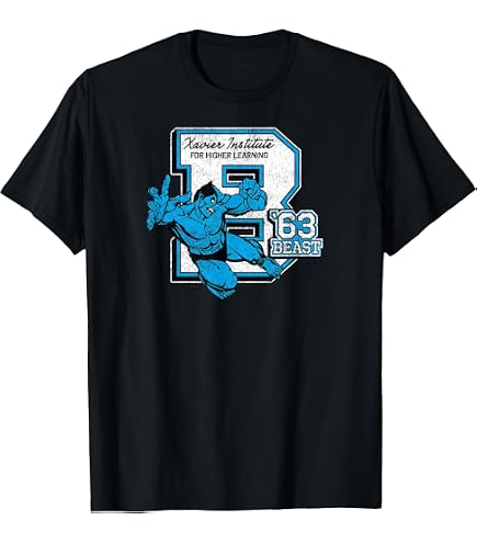 Amazon.com: Marvel Studios X-Men '97 Beast Logo Action Panels T