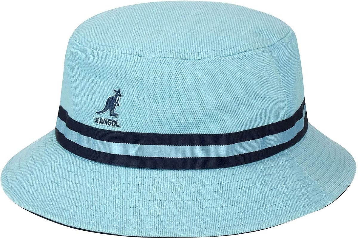 Kangol Stripe Lahinch Bucket Hat Amazon.co.uk Clothing