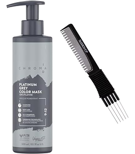 Amazon.com : Sleekshop Comb + CHROMA.ID (9.5-1 Pearl Silver