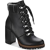 Sun + Stone Womens Octavia Ankle Combat & Lace-up Boots Black 8 Medium (B,M)
