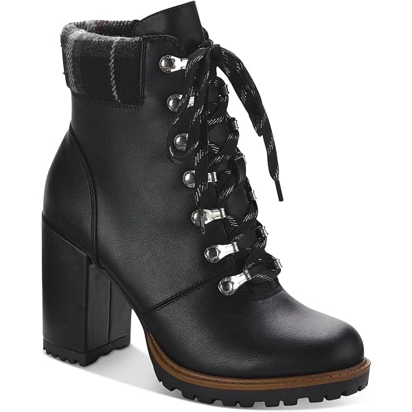 Amazon.com | Sun + Stone Womens Sheilaa Combat & Lace-Up  display picture 2