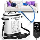 ONLYCARE Cold Therapy Machine, Ice Machine for Knee After Surgery | Portable Ice Therapy Machine with Quiet Pump, Large Cold Pad for Ankle, Arm Joints, Sports Injuries, Cryotherapy Pain Relief