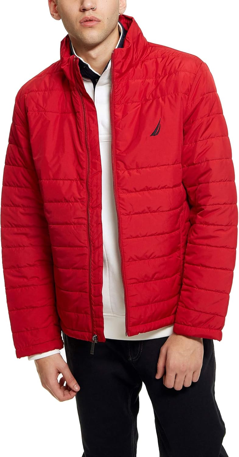 Nautica Herren Insulated Reversible Jacket Jacke, Red, Groß Amazon.de