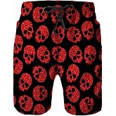 Jinlinhong Mens Swim Trunks with Mesh Lining,Quick Dry Beach Board Shorts Swimsuit Pants Swimwear Bathing Suits