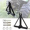 EBESTTECH 3 Point 2 Inch Receiver Trailer Hitch Heavy Duty Steel Category 1 Tractor Tow Hitch Drawbar Adapter for Kubota, BX, LM25H, WLM Tractor, NorTrac, Yanmar, Kioti, Cat 5000lbs Capacity