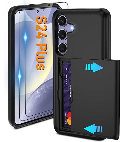 Amazon.com: 𝟐𝟎𝟐𝟒 𝗡𝗘𝗪 Samsung Galaxy S24 Plus Case with Card