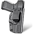 IWB Holster Compatible with Glock 19 Gen 3-5 Glock 23/32 Gen 3-4 Glock 19X/44/45, Inside Waistband Carry Holster Compatible with G19 G19x G23 G32 G45, 9mm Holster, Available in Kydex and Polymer