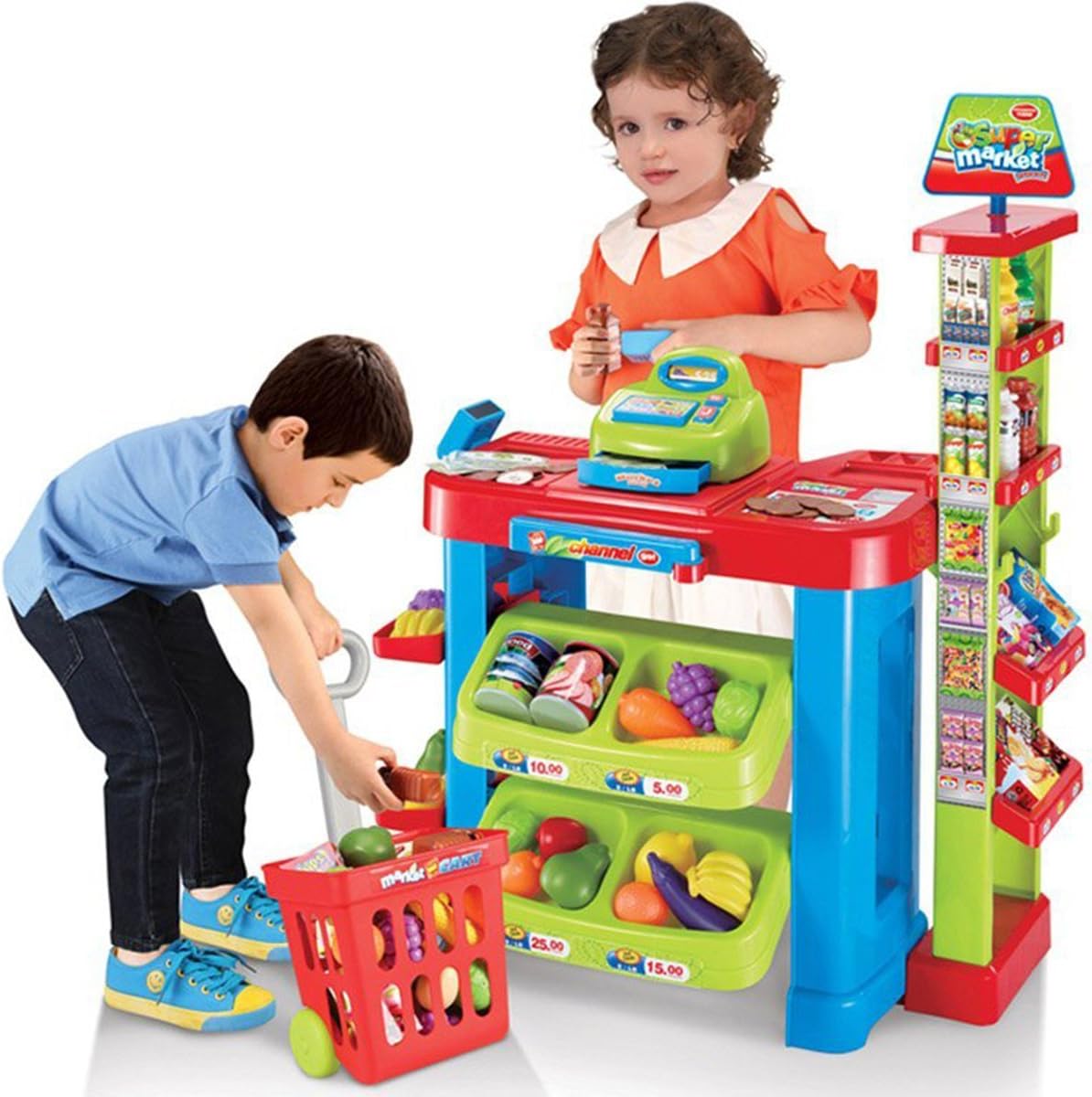 kids supermarket playset