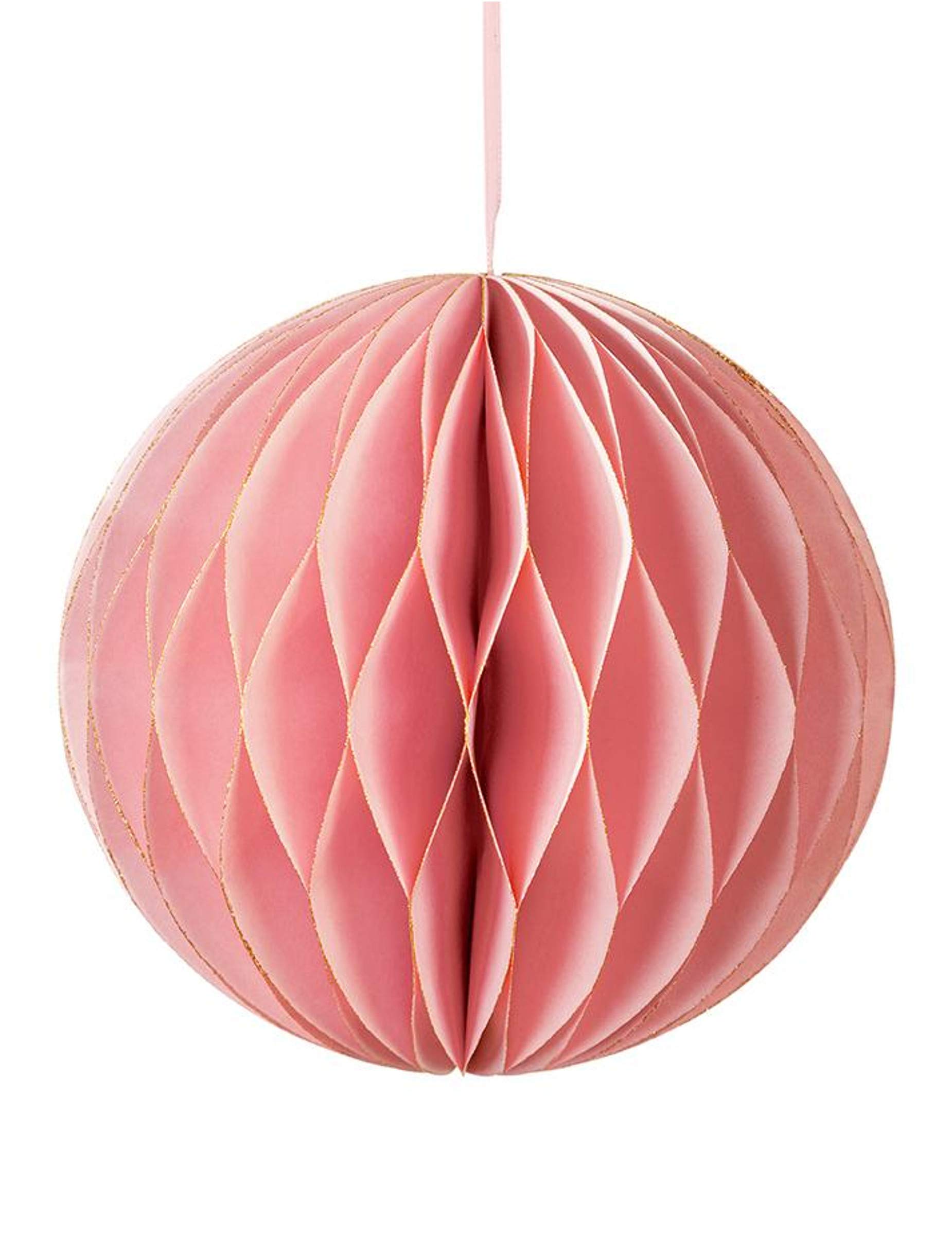 Talking Tables Decadent Decs Card Honeycomb with Magnetic Closure 5.5" for Home and Party Décor, Pink