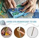 Tiiduo 37 PC Crochet Hooks Set Aluminum Ergonomic Handles with Markers view 4