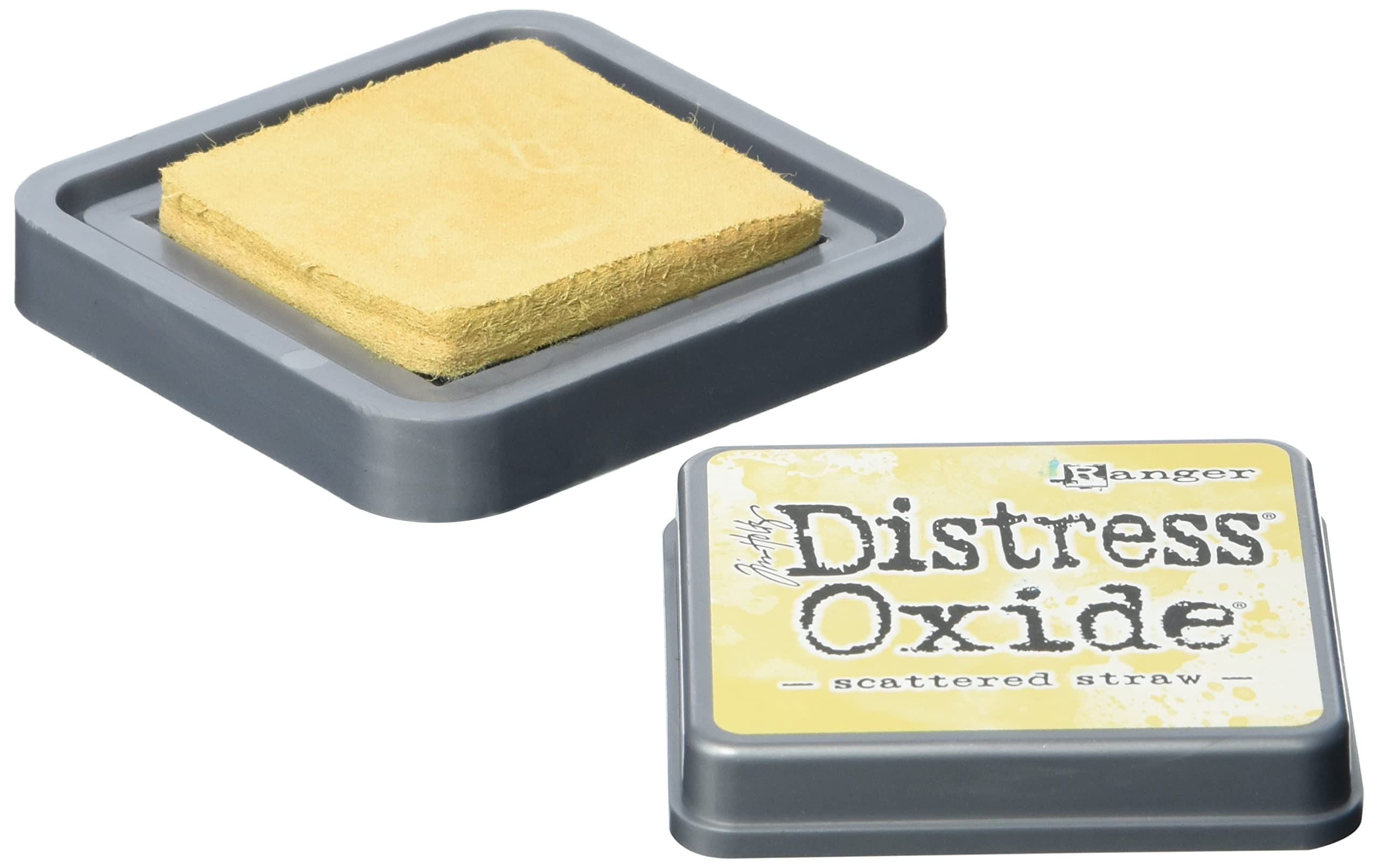 Ranger Tim Holtz Distress Oxide Ink Pad - Scattered Straw ,Yellow,7.5 x 75 cm Approx