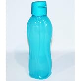 Tupperware Eco Bottle 25 Ounce Medium with Flip Top Cap Light Blue