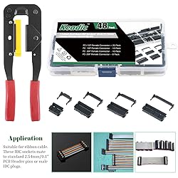 Keadic 49 Pieces FC-10 16 20 26 Pin Female Header