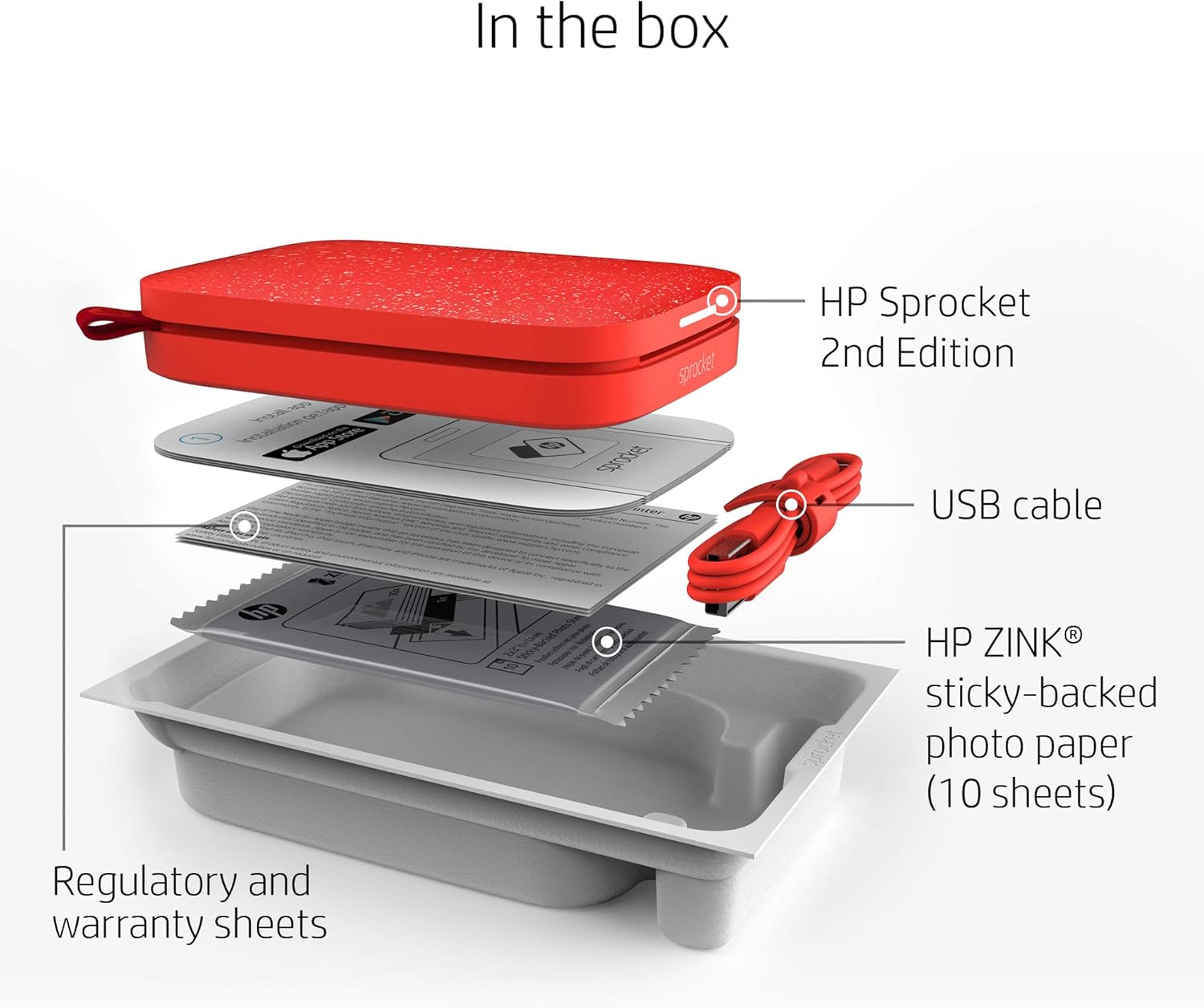 hp sprocket 200 portable photo printer